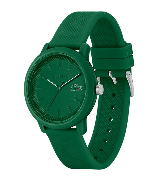 Montre LACOSTE SPORT INSPIRED Homme 2011170 Analogue Cadran MINERAL Vert Bracelet Silicone Vert Boucle ardillon Etanchéité 5BAR