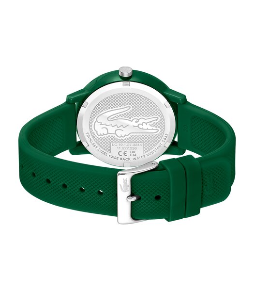 Montre LACOSTE SPORT INSPIRED Homme 2011170 Analogue Cadran MINERAL Vert Bracelet Silicone Vert Boucle ardillon Etanchéité 5BAR