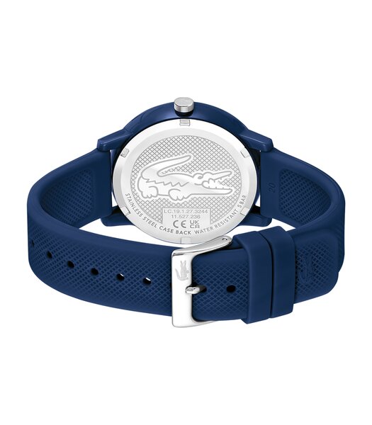Montre LACOSTE SPORT INSPIRED Homme 2011172 Analogue Cadran MINERAL Bleu Bracelet Silicone Bleu Boucle ardillon Etanchéité 5BAR