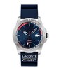 Montre LACOSTE LIFESTYLE Homme 2011202 Analogue Cadran MINERAL Bleu Bracelet Silicone Bleu Boucle ardillon Etanchéité 5BAR