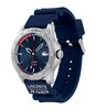 Montre LACOSTE LIFESTYLE Homme 2011202 Analogue Cadran MINERAL Bleu Bracelet Silicone Bleu Boucle ardillon Etanchéité 5BAR