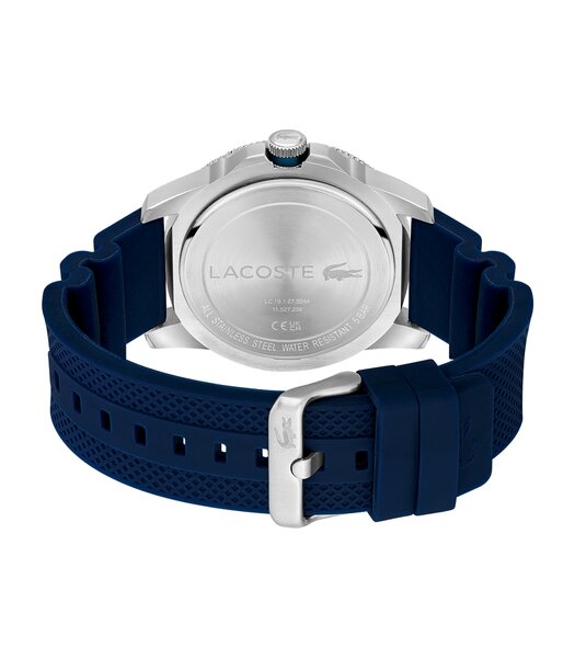 Montre LACOSTE LIFESTYLE Homme 2011202 Analogue Cadran MINERAL Bleu Bracelet Silicone Bleu Boucle ardillon Etanchéité 5BAR