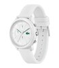 Montre LACOSTE SPORT INSPIRED Homme 2011246 Analogique Cadran Minéral Blanc Bracelet Silicone Blanc Boucle déployante Etanchéité 5 ATM