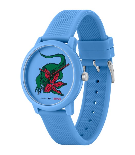 Montre LACOSTE SPORT INSPIRED Unisexe 2011266 Analogue Cadran MINERAL Bleu Bracelet Silicone Bleu Boucle déployante Etanchéité 5BAR