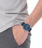 Montre LACOSTE Homme 2011344 Analogue Cadran MINERAL Bleu Bracelet Cuir Bleu Etanchéité 5BAR