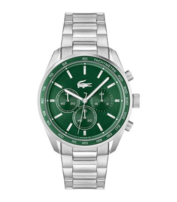 Montre LACOSTE Homme 2011346 Analogue Cadran MINERAL Vert Bracelet Acier inoxydable Acier Etanchéité 5BAR