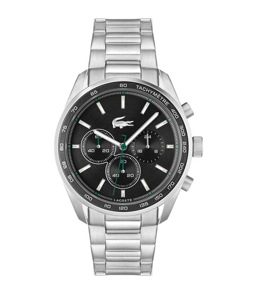 Montre LACOSTE Homme 2011347 Analogue Cadran MINERAL Noir Bracelet Acier inoxydable Acier Etanchéité 5BAR