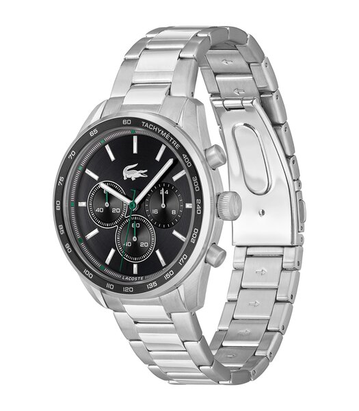 Montre LACOSTE Homme 2011347 Analogue Cadran MINERAL Noir Bracelet Acier inoxydable Acier Etanchéité 5BAR