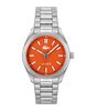 Montre LACOSTE Homme 2011353 Analogue Cadran MINERAL Orange Bracelet Acier inoxydable Acier Etanchéité 5BAR