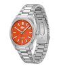 Montre LACOSTE Homme 2011353 Analogue Cadran MINERAL Orange Bracelet Acier inoxydable Acier Etanchéité 5BAR