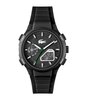 Montre LACOSTE LC33 Homme 2011365 Analogue Cadran MINERAL Noir Bracelet Silicone Noir Etanchéité 10BAR