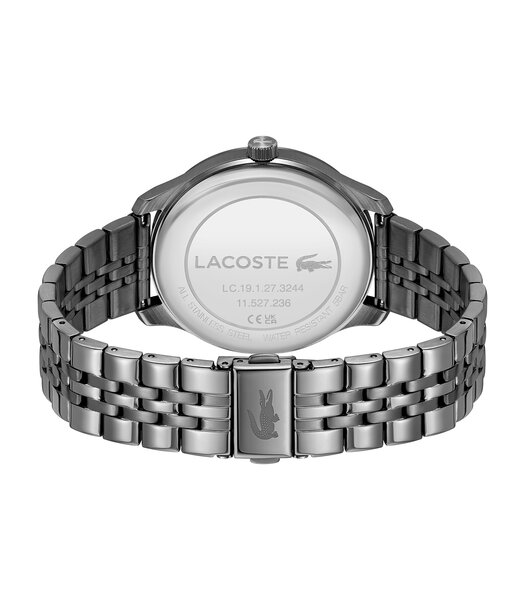 Montre LACOSTE Homme 2011371 Analogue Cadran MINERAL Bleu Bracelet Acier Gris Etanchéité 5BAR