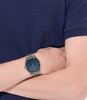 Montre LACOSTE Homme 2011371 Analogue Cadran MINERAL Bleu Bracelet Acier Gris Etanchéité 5BAR