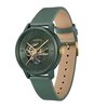 Montre LACOSTE LACOSTE.12.12 AUTOMATIC Homme 2011384 Analogue Cadran MINERAL Vert Bracelet Cuir Vert Etanchéité 5BAR