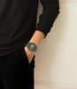 Montre LACOSTE LACOSTE.12.12 AUTOMATIC Homme 2011384 Analogue Cadran MINERAL Vert Bracelet Cuir Vert Etanchéité 5BAR