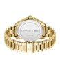 Montre LACOSTE KEY BET Homme 2011394 Analogue Cadran MINERAL Vert Bracelet Acier Or jaune Etanchéité 5BAR