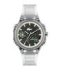 Montre LACOSTE SPORT INSPIRED Homme 2011401 Analogue Cadran MINERAL Transparent Bracelet Silicone Transparent Etanchéité 10BAR