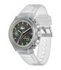 Montre LACOSTE SPORT INSPIRED Homme 2011401 Analogue Cadran MINERAL Transparent Bracelet Silicone Transparent Etanchéité 10BAR