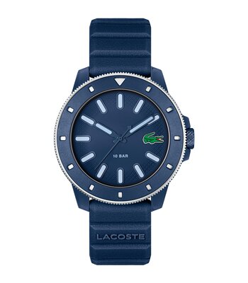 Montre LACOSTE SPORT INSPIRED Homme 2011413 Analogue Cadran MINERAL Bleu Bracelet Silicone Bleu Etanchéité 10BAR