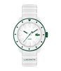 Montre LACOSTE SPORT INSPIRED Homme 2011415 Analogue Cadran MINERAL Blanc Bracelet Silicone Blanc Etanchéité 10BAR