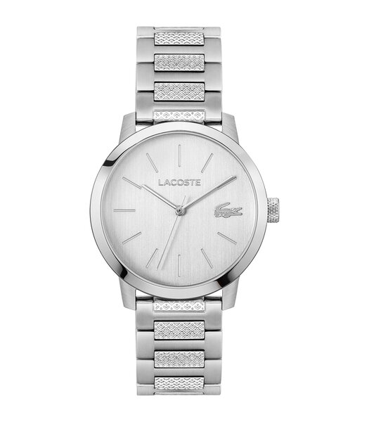 Montre LACOSTE LIFESTYLE Homme 2011420 Analogue Cadran MINERAL Argenté Bracelet Acier inoxydable Acier Etanchéité 5BAR