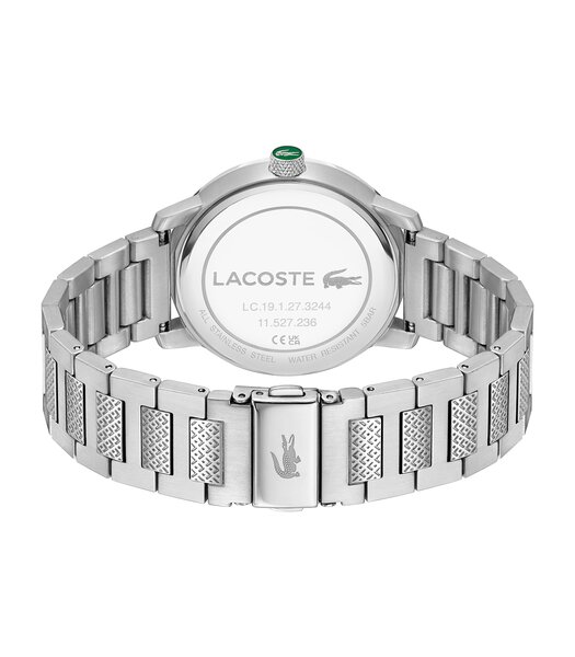 Montre LACOSTE LIFESTYLE Homme 2011420 Analogue Cadran MINERAL Argenté Bracelet Acier inoxydable Acier Etanchéité 5BAR