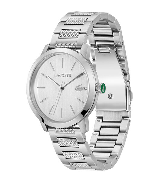 Montre LACOSTE LIFESTYLE Homme 2011420 Analogue Cadran MINERAL Argenté Bracelet Acier inoxydable Acier Etanchéité 5BAR