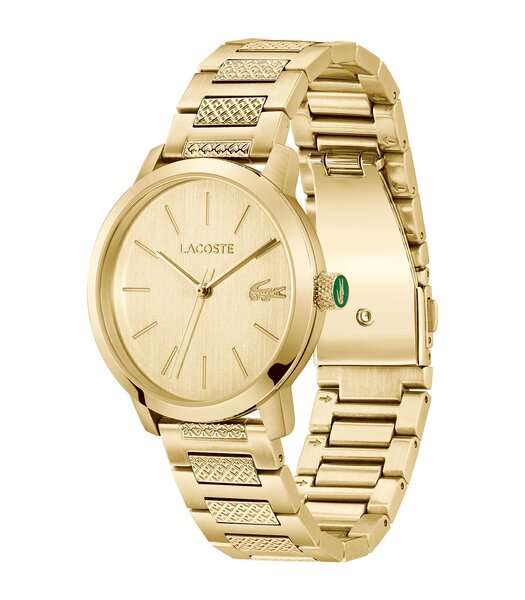 Montre LACOSTE LIFESTYLE Homme 2011422 Analogue Cadran MINERAL Or jaune Bracelet Acier Or jaune Etanchéité 5BAR