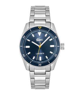 Montre LACOSTE CLASSIC ELEGANCE Homme 2011424 Analogue Cadran MINERAL Bleu Bracelet Acier inoxydable Acier Etanchéité 5BAR
