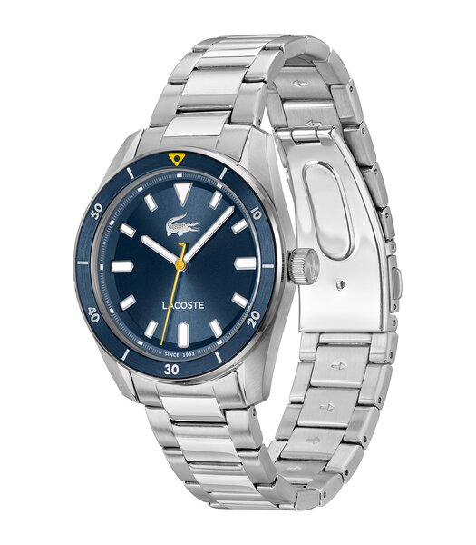 Montre LACOSTE CLASSIC ELEGANCE Homme 2011424 Analogue Cadran MINERAL Bleu Bracelet Acier inoxydable Acier Etanchéité 5BAR