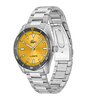 Montre LACOSTE CLASSIC ELEGANCE Homme 2011426 Analogue Cadran MINERAL Jaune Bracelet Acier inoxydable Acier Etanchéité 5BAR