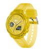 Montre LACOSTE SPORT INSPIRED Homme 2011430 Analogue Cadran MINERAL Jaune Bracelet Silicone Jaune Etanchéité 10BAR