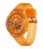 Montre LACOSTE SPORT INSPIRED Homme 2011431 Analogue Cadran MINERAL Orange Bracelet Silicone Orange Etanchéité 10BAR