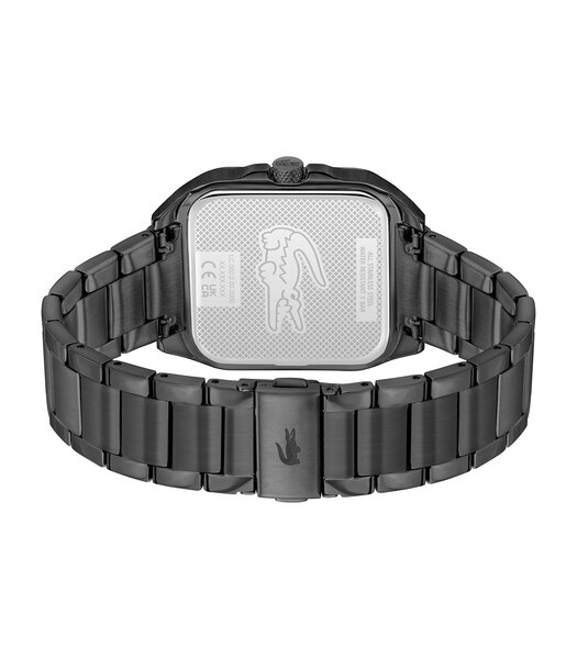 Montre LACOSTE LIFESTYLE Homme 2011461 Analogue Cadran MINERAL Noir Bracelet Acier Noir Etanchéité 5BAR
