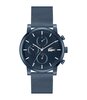 Montre LACOSTE LIFESTYLE Homme 2011484 Analogue Cadran MINERAL Bleu Bracelet Acier Bleu Etanchéité 5BAR