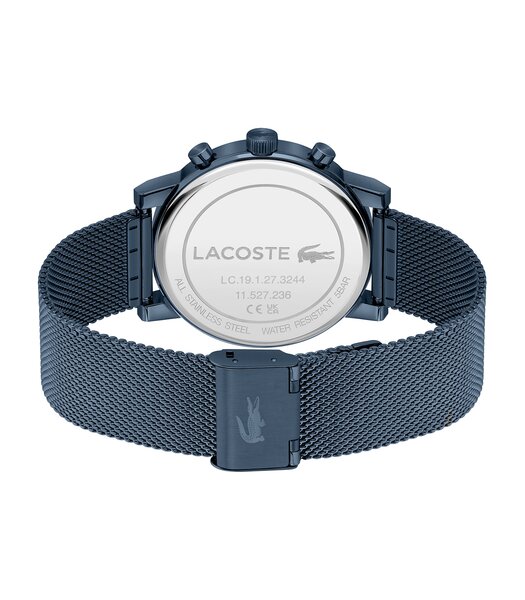 Montre LACOSTE LIFESTYLE Homme 2011484 Analogue Cadran MINERAL Bleu Bracelet Acier Bleu Etanchéité 5BAR