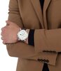Montre LACOSTE LIFESTYLE Homme 2011486 Analogue Cadran MINERAL Blanc Bracelet Cuir Brun Etanchéité 5BAR