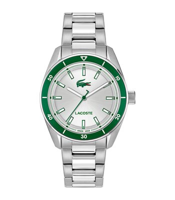 Montre LACOSTE CLASSIC ELEGANCE Homme 2011487 Analogue Cadran MINERAL Argenté Bracelet Acier inoxydable Acier Etanchéité 5BAR