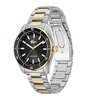 Montre LACOSTE CLASSIC ELEGANCE Homme 2011488 Analogue Cadran MINERAL Noir Bracelet Acier inoxydable Acier / or jaune Etanchéité 5BAR