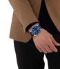 Montre LACOSTE CLASSIC ELEGANCE Homme 2011489 Analogue Cadran MINERAL Bleu Bracelet Cuir Brun Etanchéité 5BAR