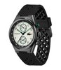 Montre LACOSTE SPORT INSPIRED Homme 2011498 Analogue Cadran MINERAL Argenté Bracelet Silicone Noir Etanchéité 5BAR