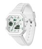 Montre LACOSTE SPORT INSPIRED Homme 2011506 Analogue Cadran MINERAL Blanc Bracelet Silicone Blanc Etanchéité 10BAR