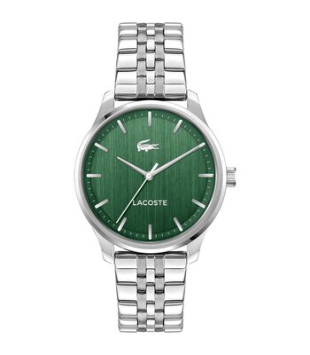 Montre LACOSTE CLASSIC ELEGANCE Homme 2011510 Analogue Cadran MINERAL Noir Bracelet Acier inoxydable Acier Etanchéité 5BAR