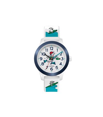 Montre LACOSTE KIDS Enfant 2030029 Analogue Cadran MINERAL Blanc Bracelet Silicone Blanc Etanchéité 5BAR