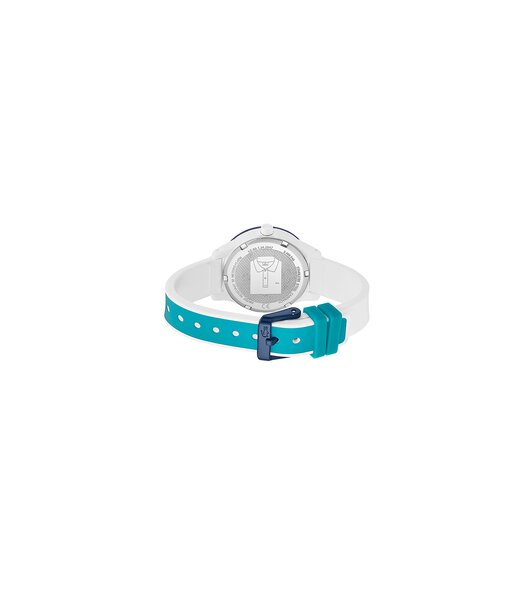 Montre LACOSTE KIDS Enfant 2030029 Analogue Cadran MINERAL Blanc Bracelet Silicone Blanc Etanchéité 5BAR