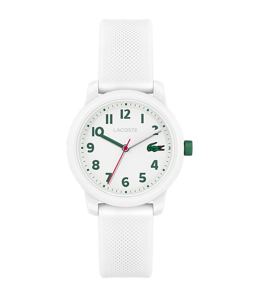 Montre LACOSTE SPORT INSPIRED Enfant 2030039 Analogue Cadran MINERAL Blanc Bracelet Silicone Blanc Boucle ardillon Etanchéité 5BAR