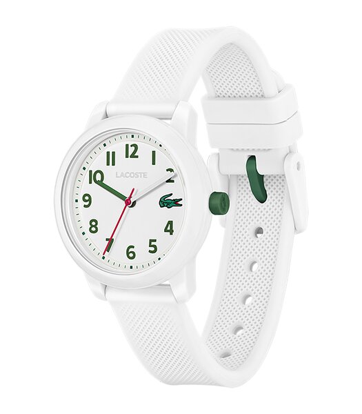 Montre LACOSTE SPORT INSPIRED Enfant 2030039 Analogue Cadran MINERAL Blanc Bracelet Silicone Blanc Boucle ardillon Etanchéité 5BAR