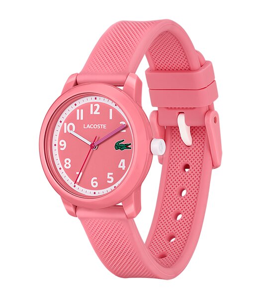 Montre LACOSTE SPORT INSPIRED Enfant 2030040 Analogue Cadran MINERAL Rose Bracelet Silicone Rose Boucle ardillon Etanchéité 5BAR