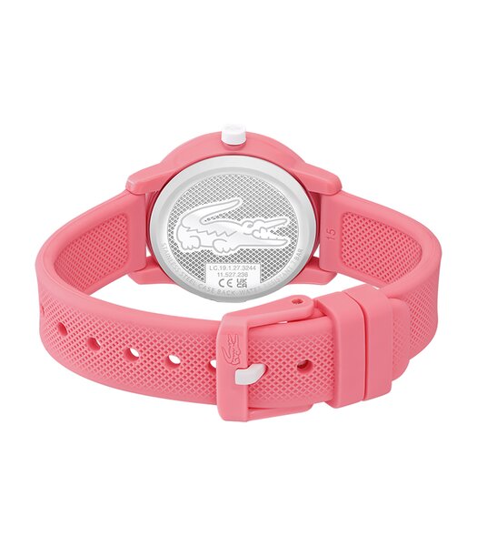 Montre LACOSTE SPORT INSPIRED Enfant 2030040 Analogue Cadran MINERAL Rose Bracelet Silicone Rose Boucle ardillon Etanchéité 5BAR