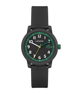 Montre LACOSTE SPORT INSPIRED Enfant 2030042 Analogue Cadran MINERAL Noir Bracelet Silicone Noir Boucle ardillon Etanchéité 5BAR